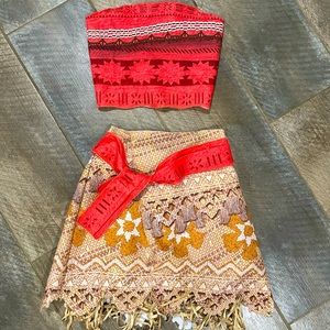 MOANA COSTUME DRESS | Girls Disney Costume